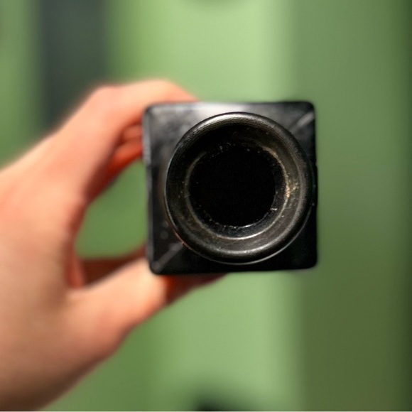 Vintage Oriental Florals & Butterflies Black Shiny Indoor Planter Vase Art Decor - Picture 6 of 8